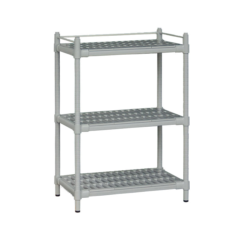 대경카트 > 다용도 플라스틱 선반  > 대경카트 DKCT-고정형 선반 3단