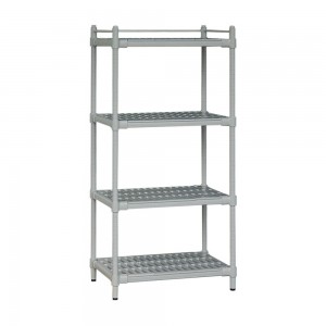 대경카트 > 다용도 플라스틱 선반  > 대경카트 DKCT-고정형 선반 4단