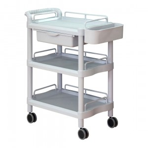 대경카트 > 병원용 드레싱 카트  > 601 병원용 드레싱 카트  > 대경카트 DKCT-601B(회색) 웨건 왜건 드레싱카트 의료용카트 드레싱카 응급카트 병원카트