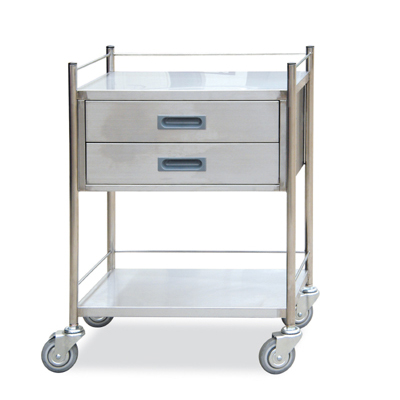 대경카트 > 병원용 드레싱 카트  > 스텐레스카트  > 대경카트 DKCT-DL-TC2S 스텐레스 카트 웨건 왜건 드레싱카트 의료용카트 드레싱카 응급카트 병원카트